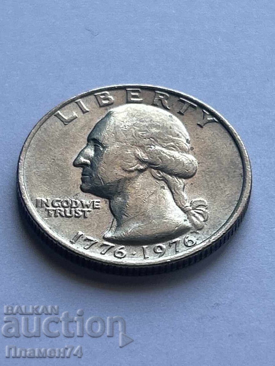 1/4 долар 1976 САЩ Независимост
