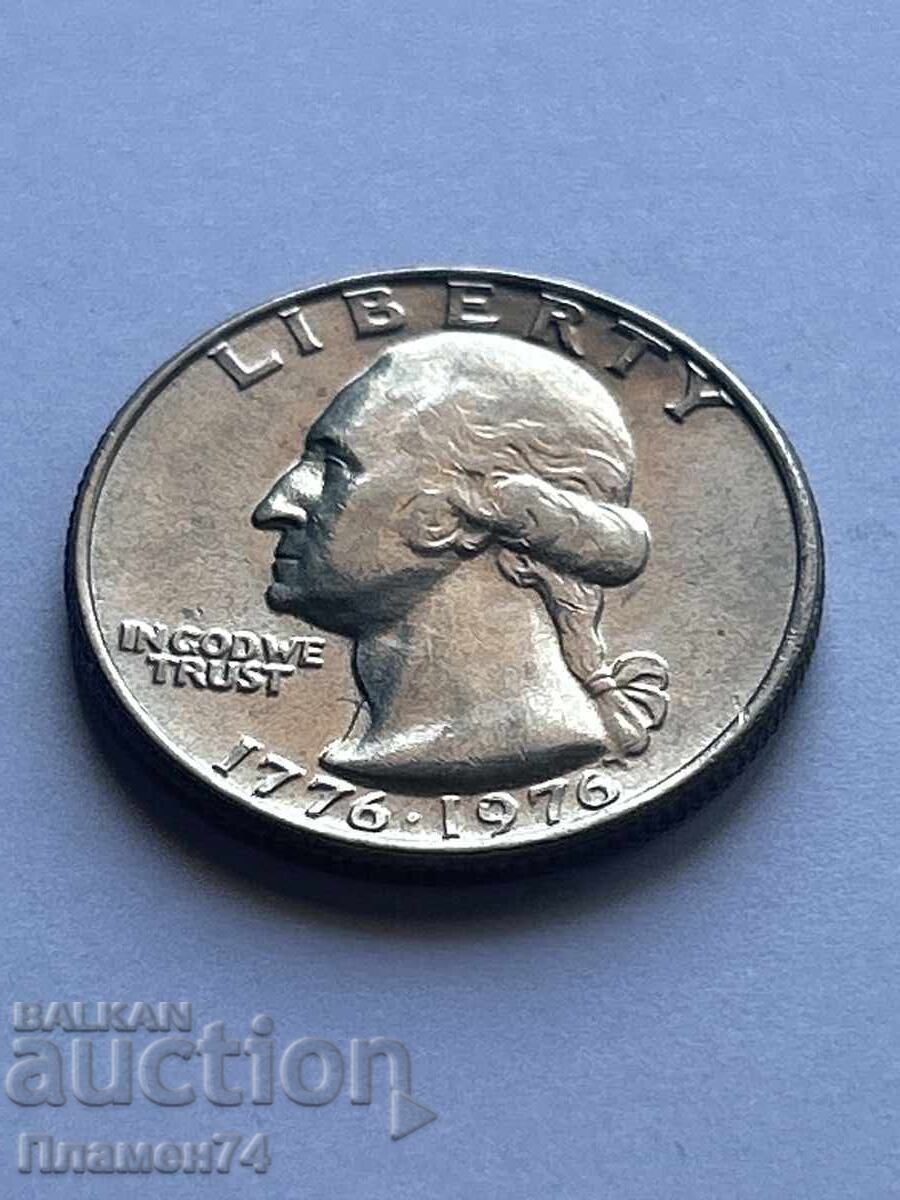 1/4 Dollar 1976 USA Independence