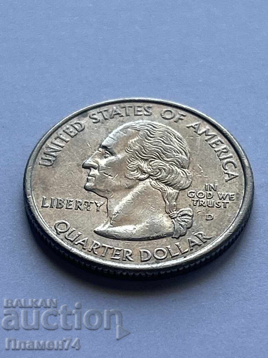 1/4 Dollar 2000 USA Maryland D