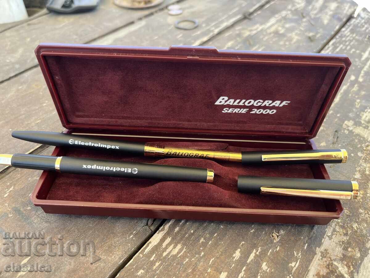 Auction  Ballograf serie 2000 Ballpoint Pen and Pen