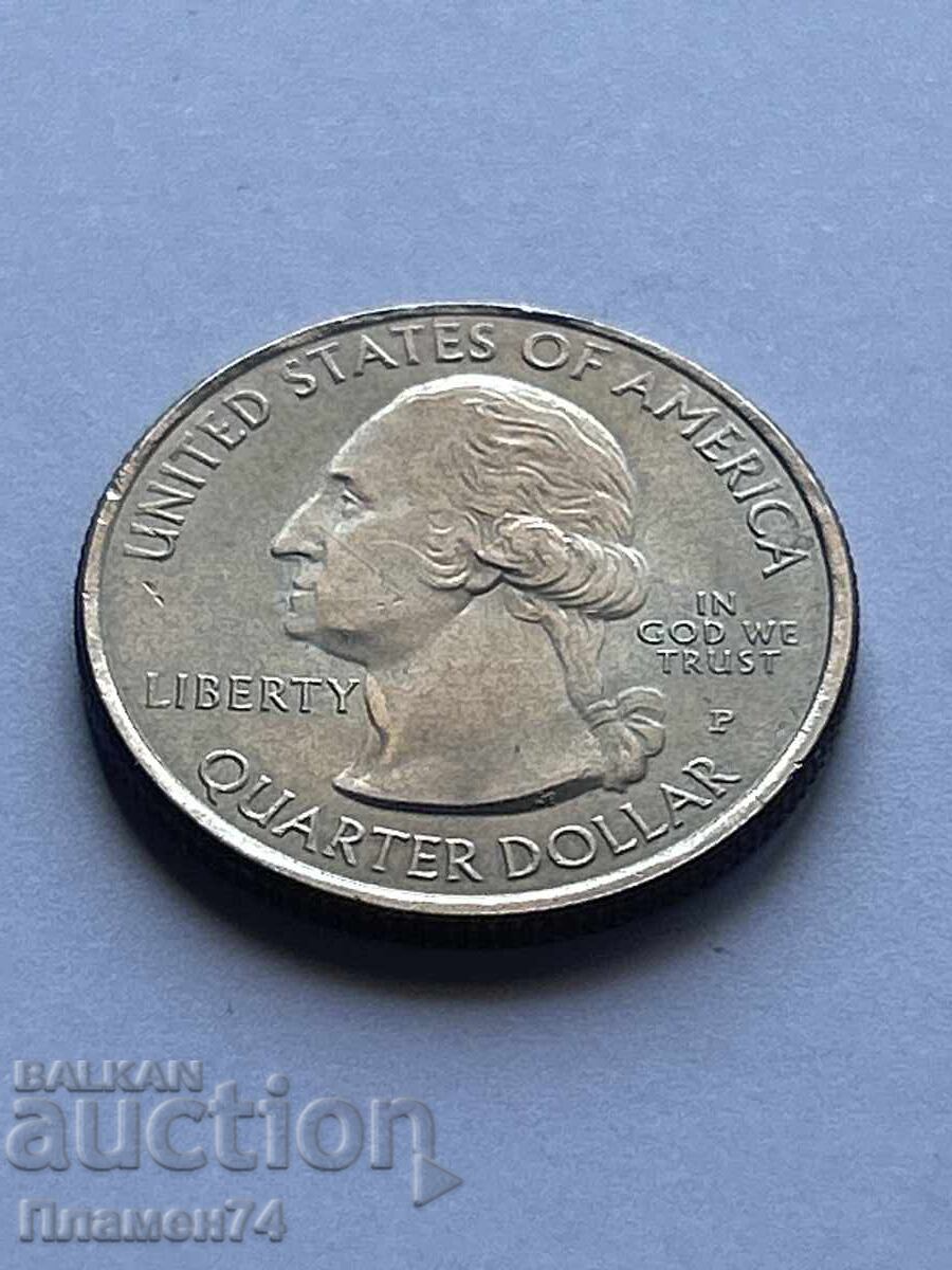 1/4 δολάριο 2015 ΗΠΑ Ο δρόμος μέσω του Blue Ridge Mountain P