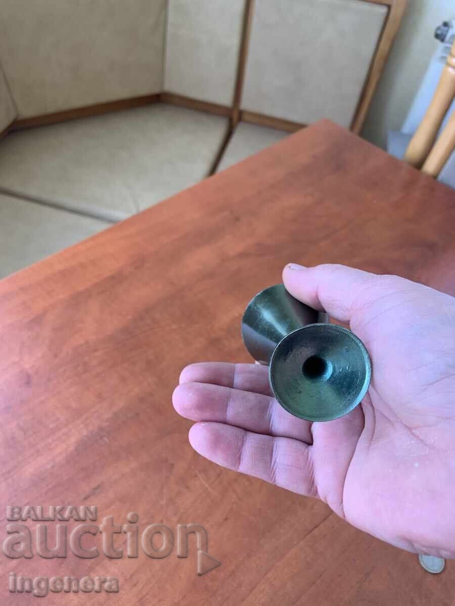 Auction  METAL SHOT GLASS - 25 ML. NEW