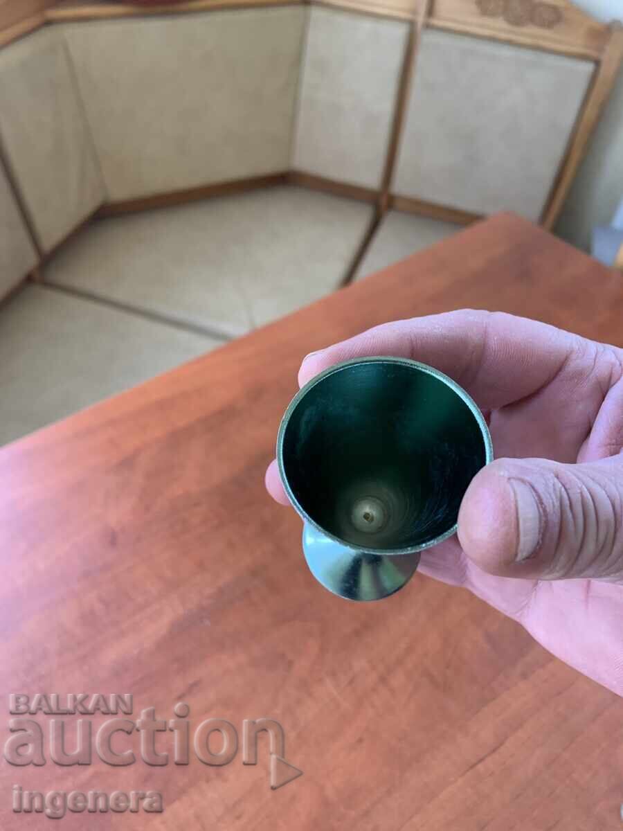 Delivery of METAL SHOT GLASS - 25 ML. NEW