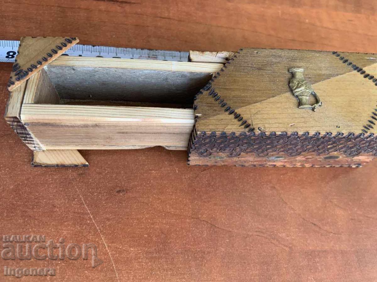 Auction  Wooden Box with Secret Opening!