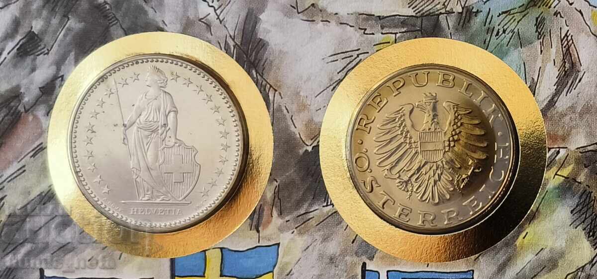 Μέγιστο νομισματικό χαρτί Κοινή έκδοση Αυστρία - Ελβετία 1992 με τιμή 90.00 BGN | € 46.02