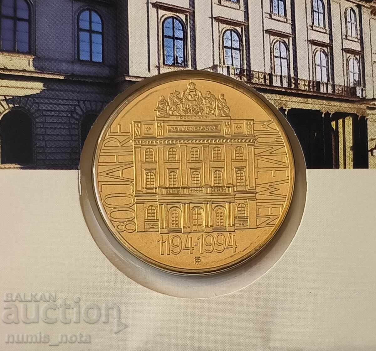 Αυστρία 20 σελίνια 1994 800 γρ αυστρ. νομισματοκοπείο νομισματικό σημείωμα με τιμή 35.00 BGN | € 17.90