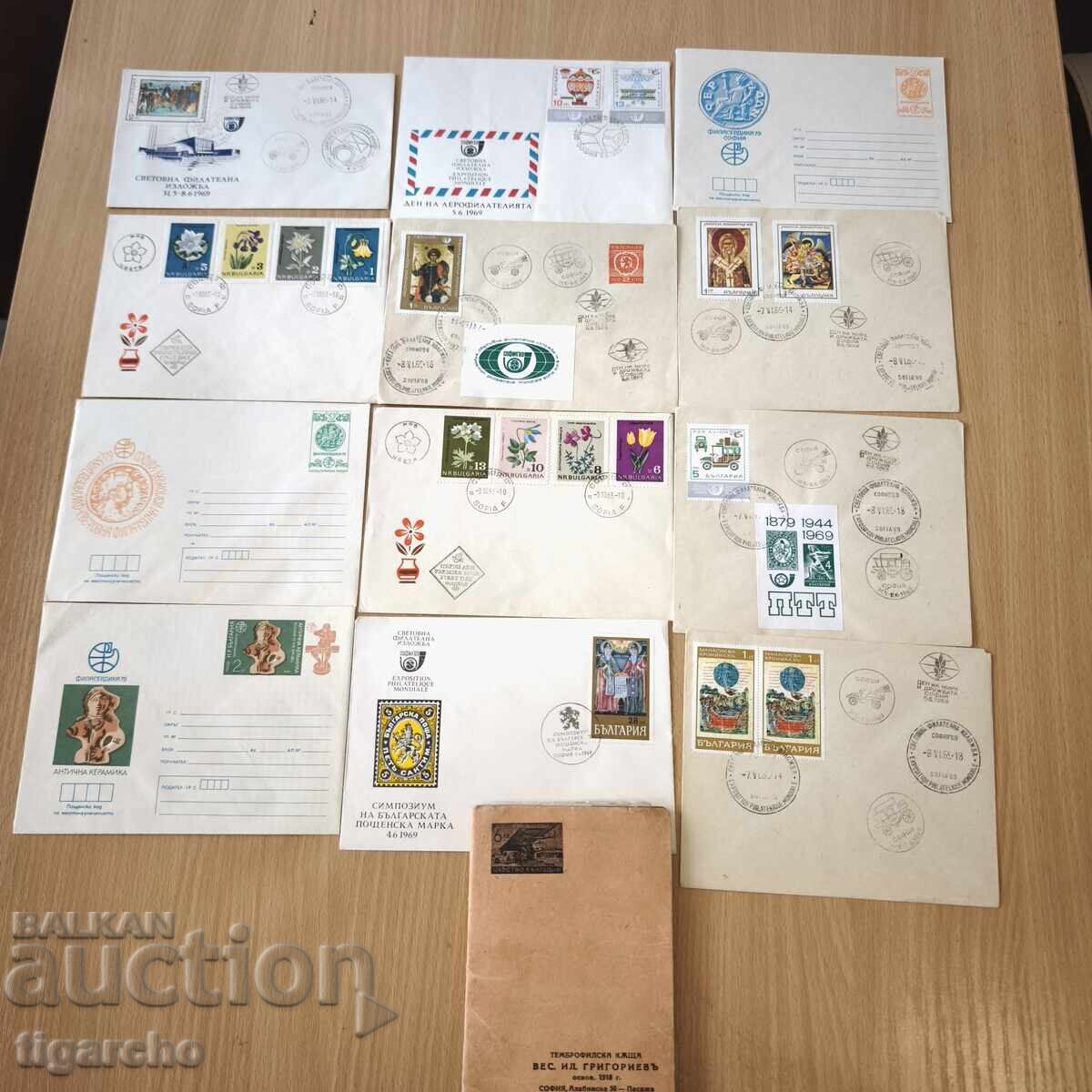 Old postage stamps and envelopes - 5