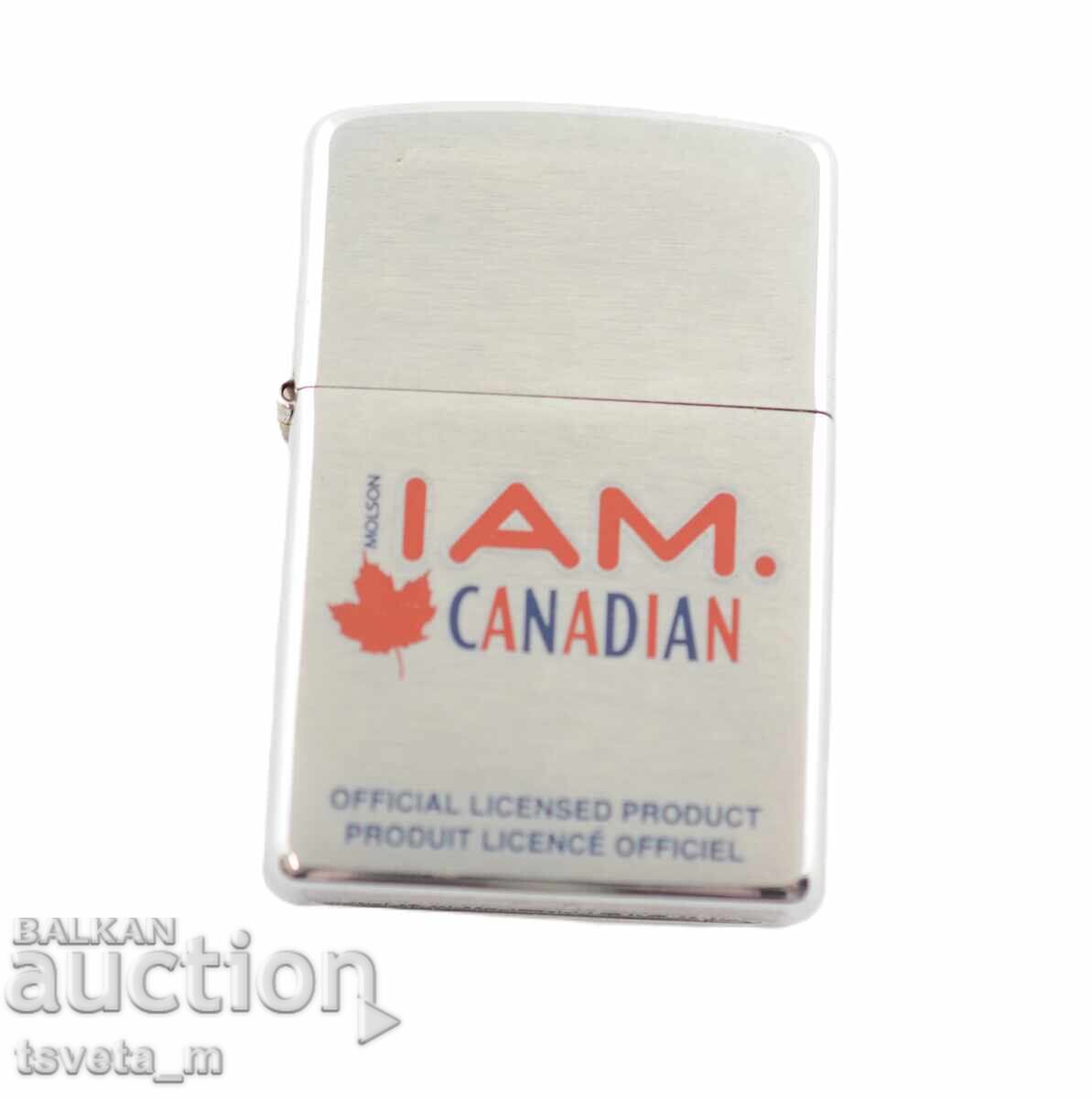 Αναπτήρας βενζίνης ZIPPO IAM CANADIAN Αναπτήρας βενζίνης ZIPPO IAM CANADIAN