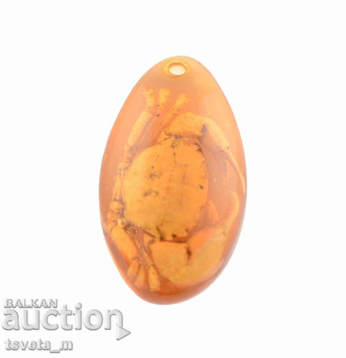 Pandantiv medalion rac de mare