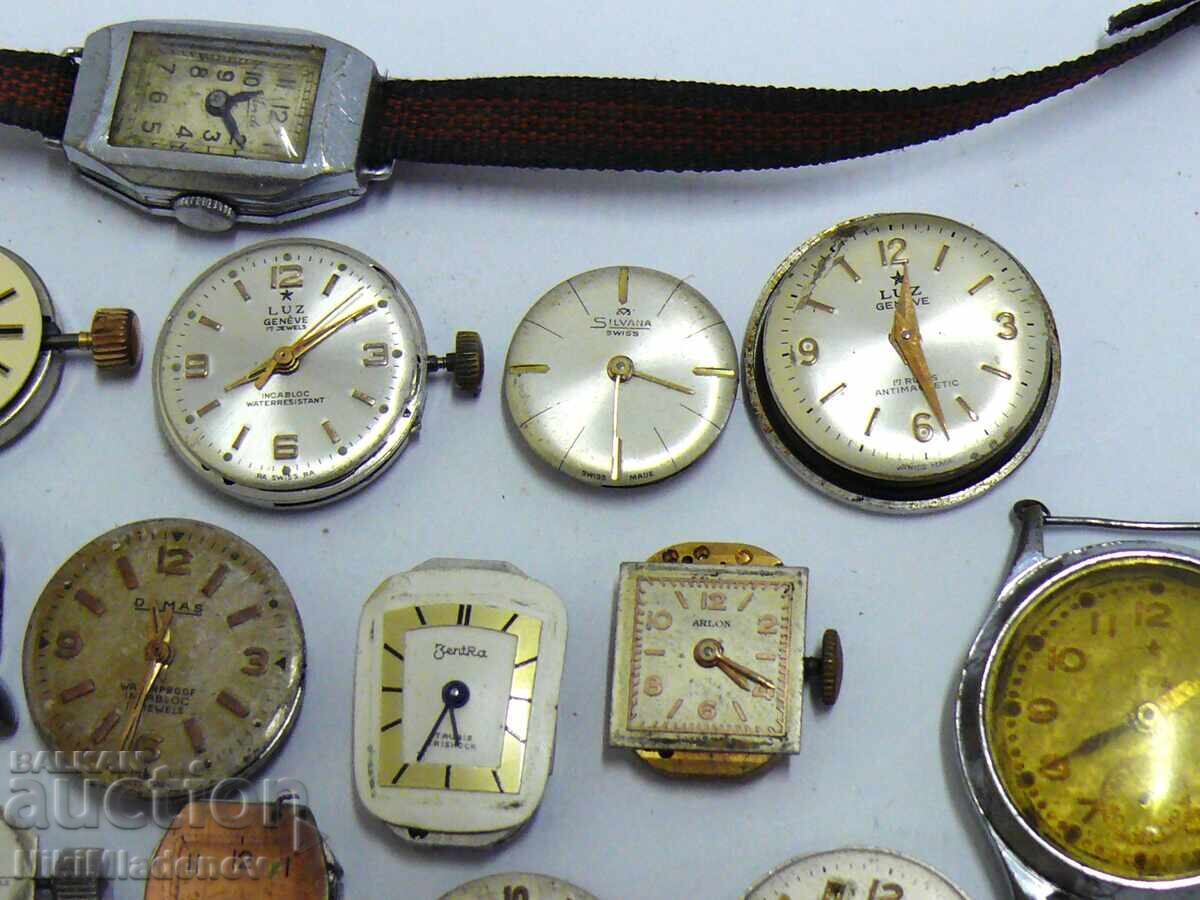 Auction Lot of Swiss Ladies' Movements CERTINA, GLASHUTTE, LUZ Auction Lot of Swiss Ladies' Movements CERTINA, GLASHUTTE, LUZ