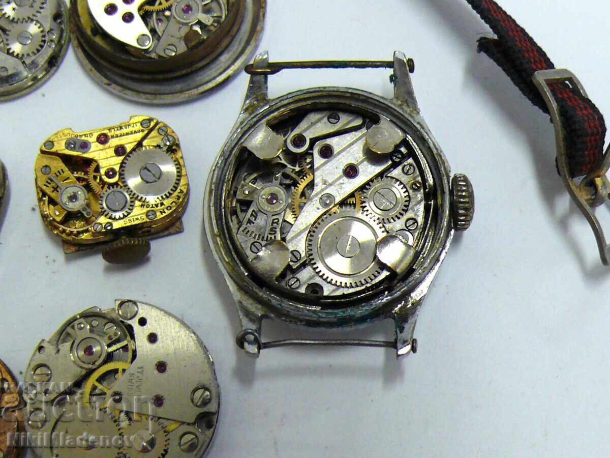 Lot of Swiss Ladies' Movements CERTINA, GLASHUTTE, LUZ - 7 Lot of Swiss Ladies' Movements CERTINA, GLASHUTTE, LUZ - 7