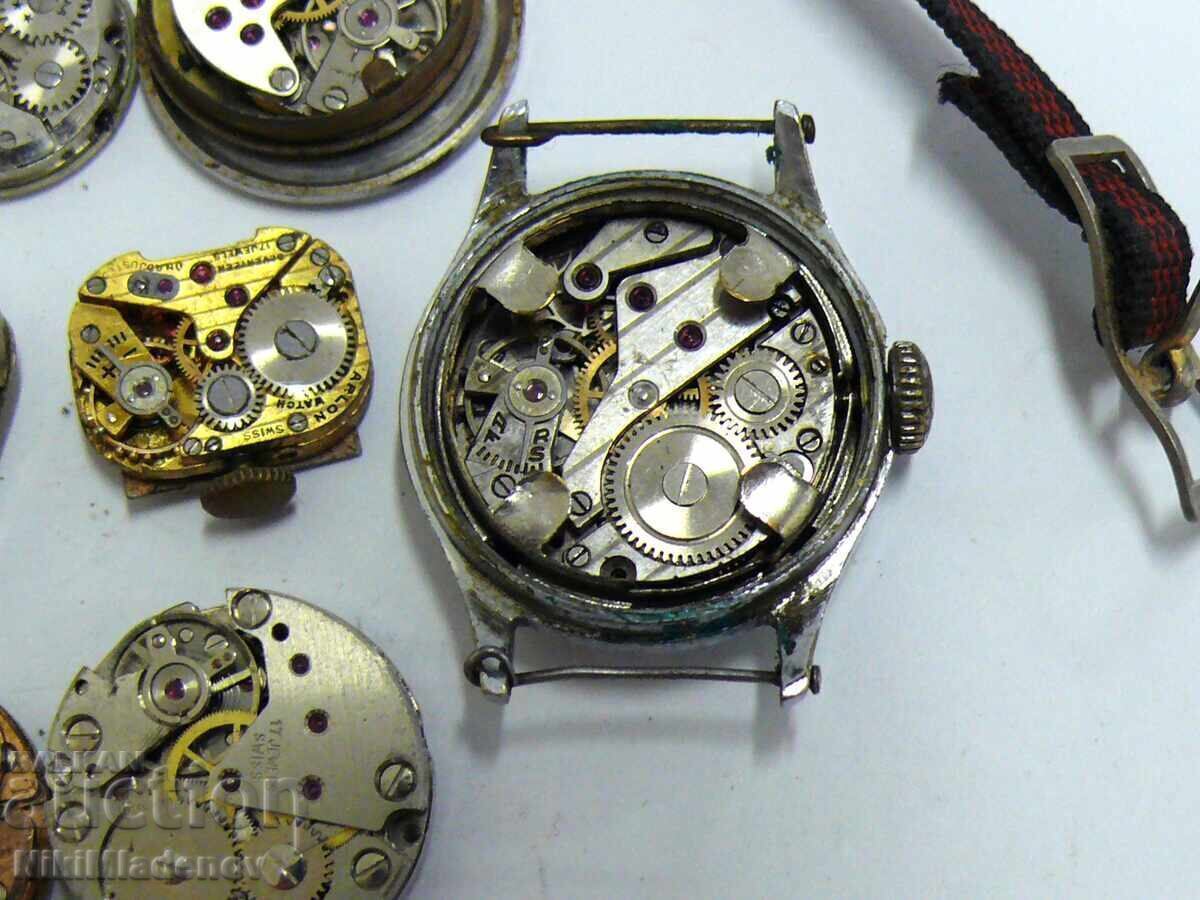 Lot de mecanisme de damă elvețiene CERTINA, GLASHUTTE, LUZ - 7 Lot de mecanisme de damă elvețiene CERTINA, GLASHUTTE, LUZ - 7