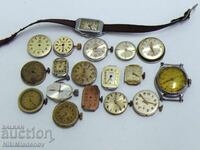 Lot of Swiss Ladies' Movements CERTINA, GLASHUTTE, LUZ