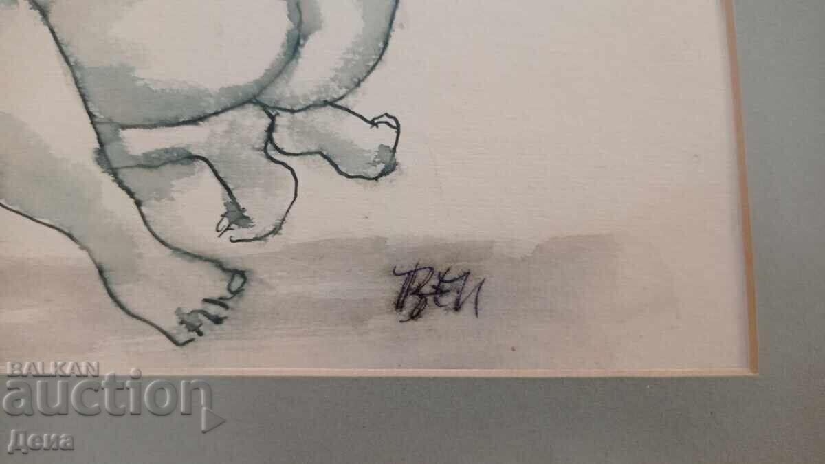 Auction  Stoyan Venev Watercolor