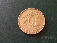Coin - Finland, 20 penniä 1963