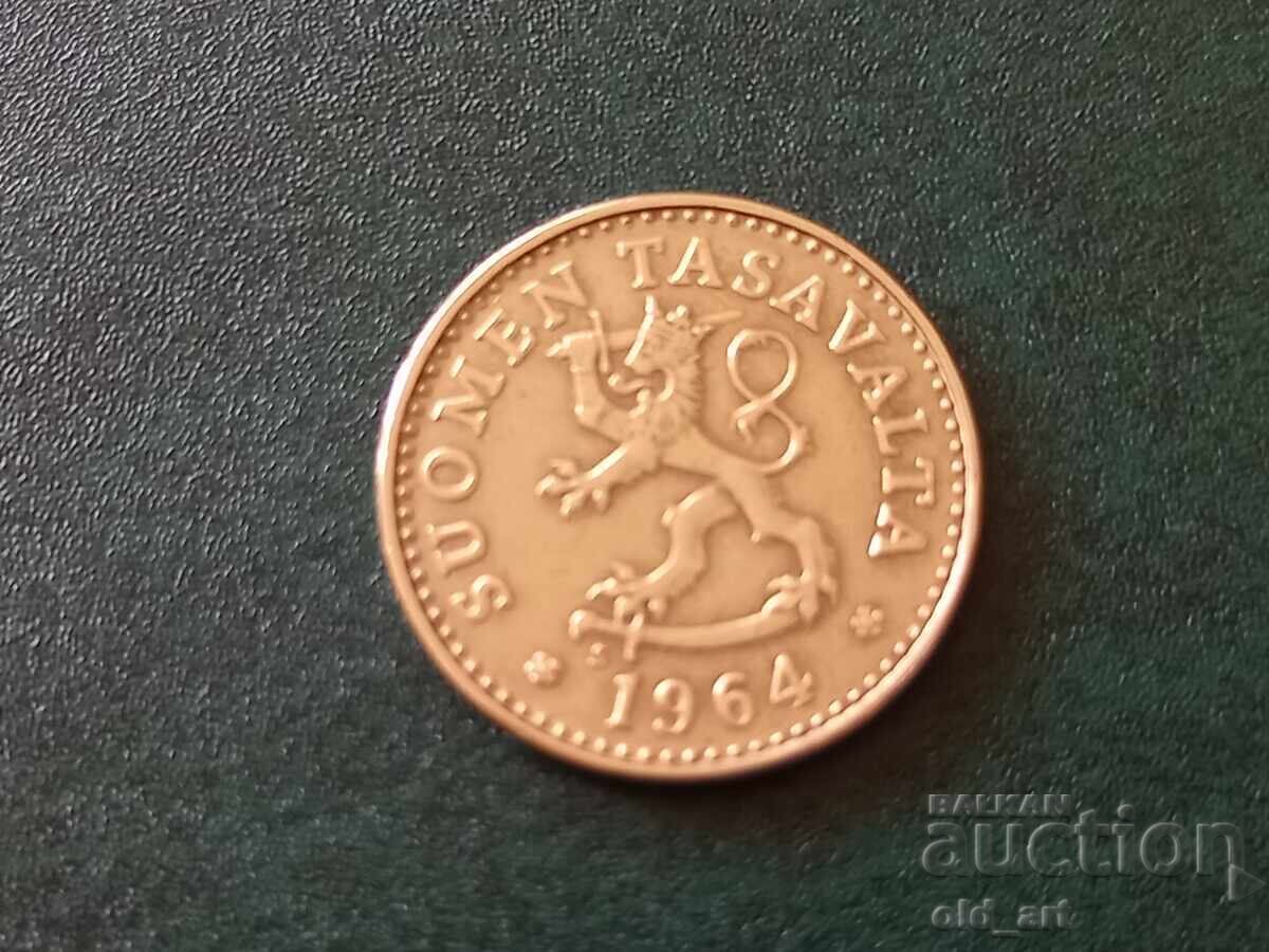 Livrarea Monedă - Finlanda, 10 penni 1964