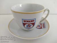 Cupa de cafea din porțelan vintage FC Dinamo București