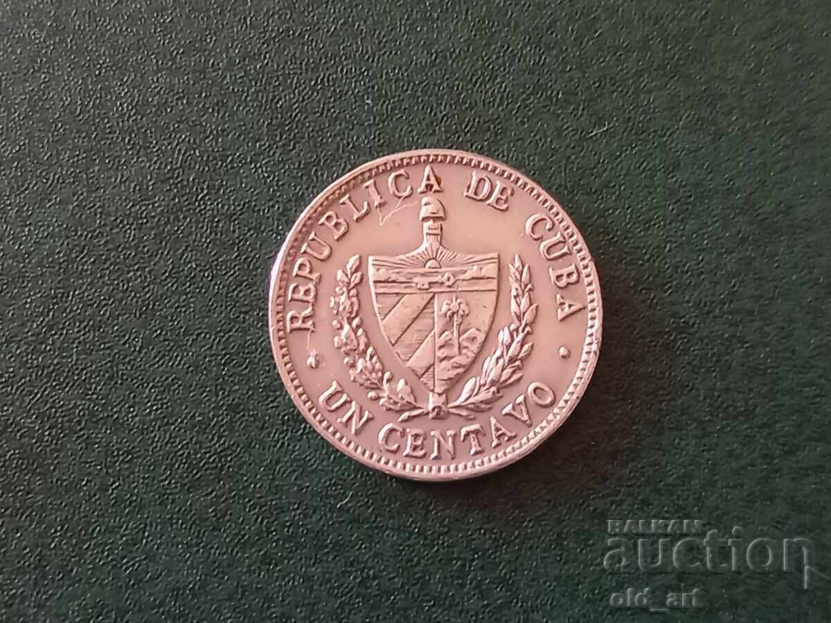 Licitație Monedă - Cuba, 1 centavo 1961 Licitație Monedă - Cuba, 1 centavo 1961