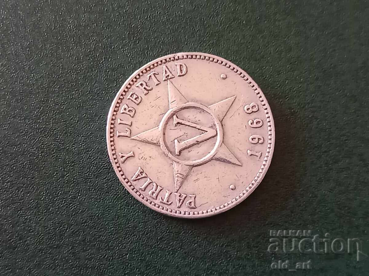 Auction  Coin - Cuba, 5 centavos 1968