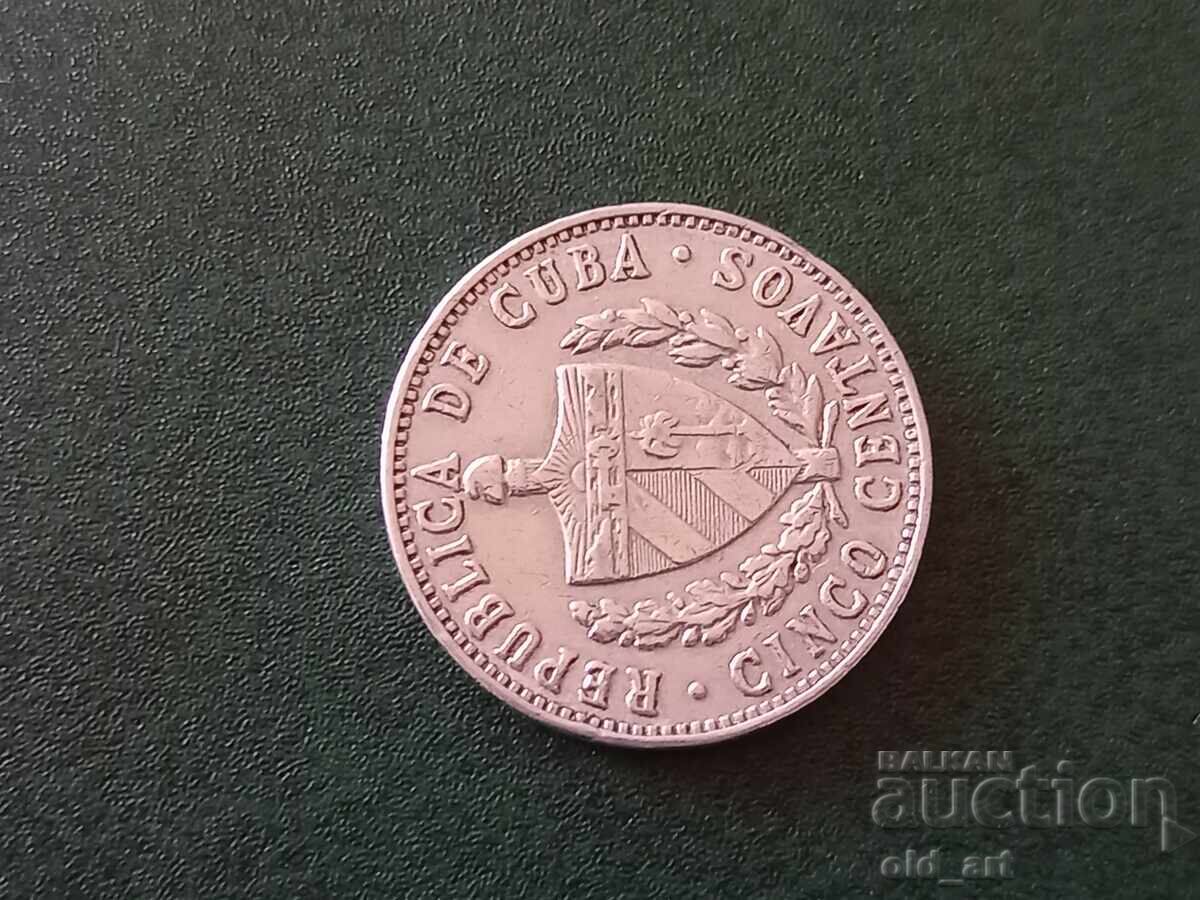 Coin - Cuba, 5 centavos 1968 - 6