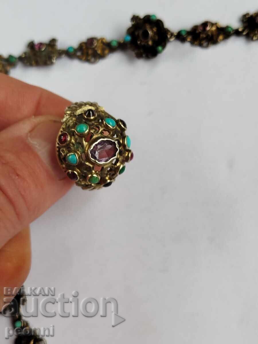 Ασημένιο και επιχρυσωμένο κολιέ και δαχτυλίδι (Staro srebŭrno και pozlateno kolie i prŭsten) - 7