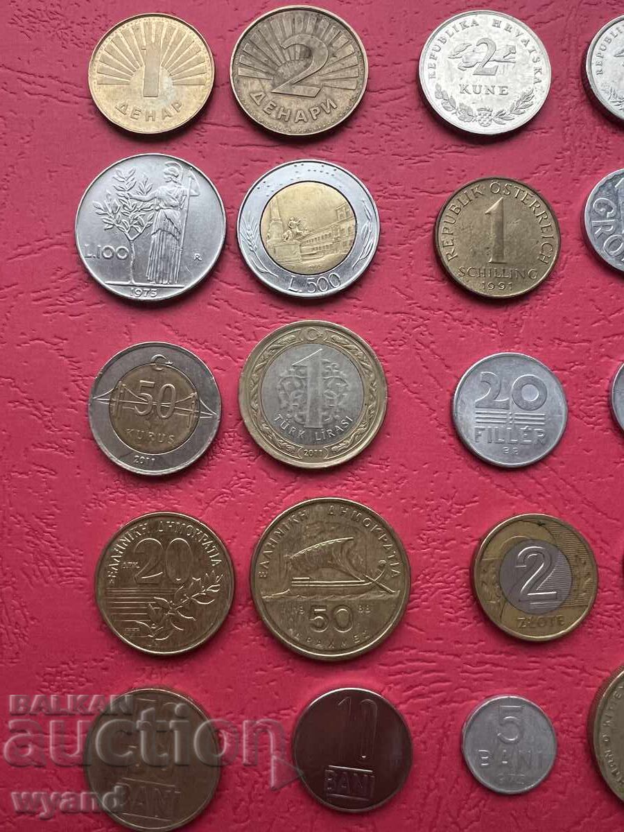Lot coins Europe with price 25.00 BGN | € 12.78