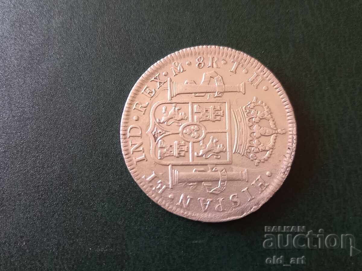 Νόμισμα - Ισπανική αποικία Μεξικού, 8 ρεάλια 1807 μ.Χ - 5