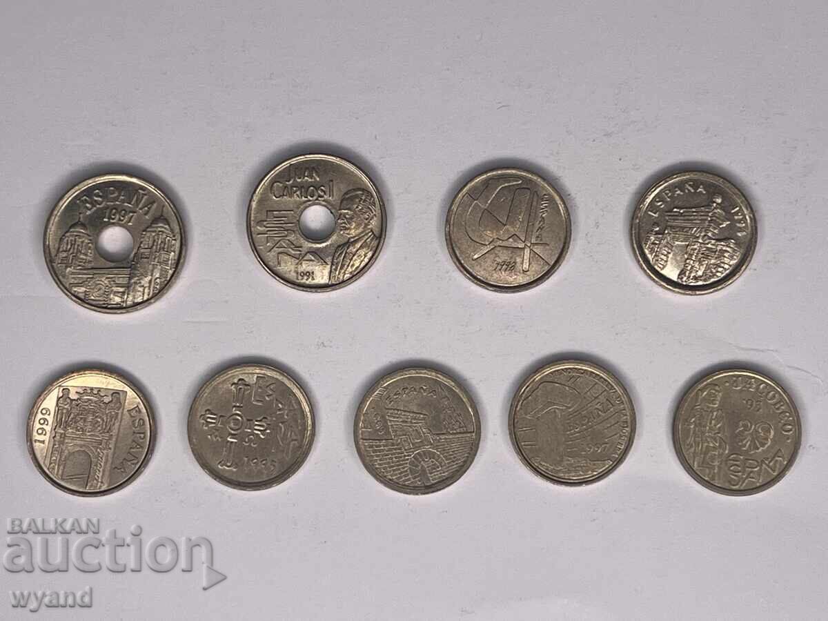 Доставка на Лот монети от Испания Доставка на Лот монети от Испания
