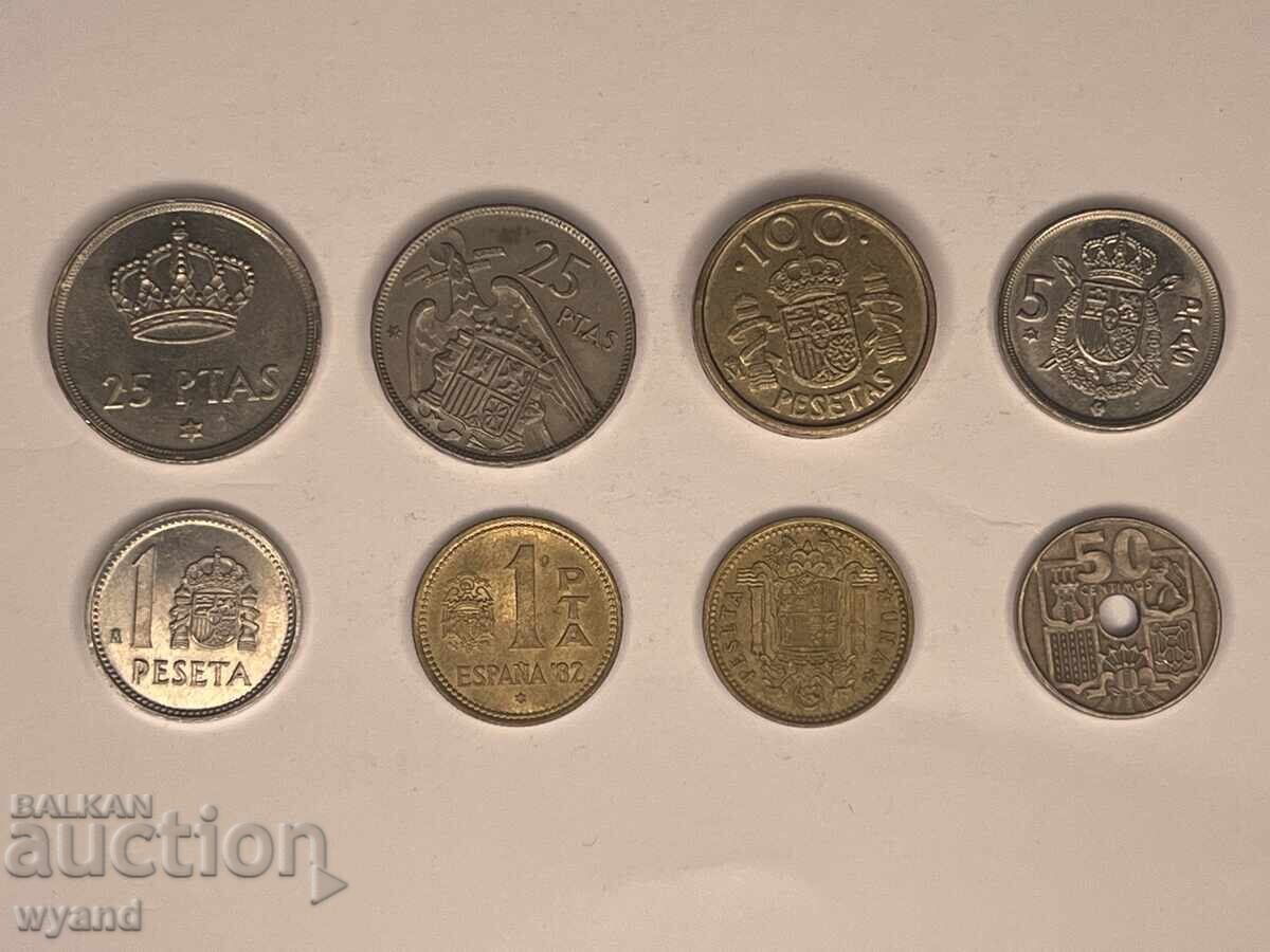 Лот монети от Испания Лот монети от Испания