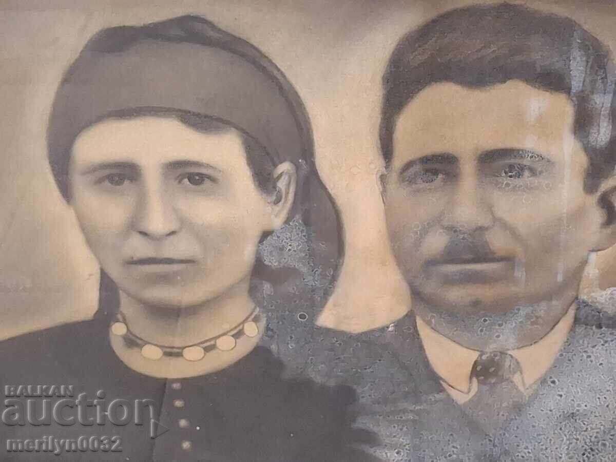 Πορτρέτο από σοφίτα, οικογενειακή φωτογραφία, φωτογραφία, κορνίζα με τιμή 70.00 BGN | € 35.79