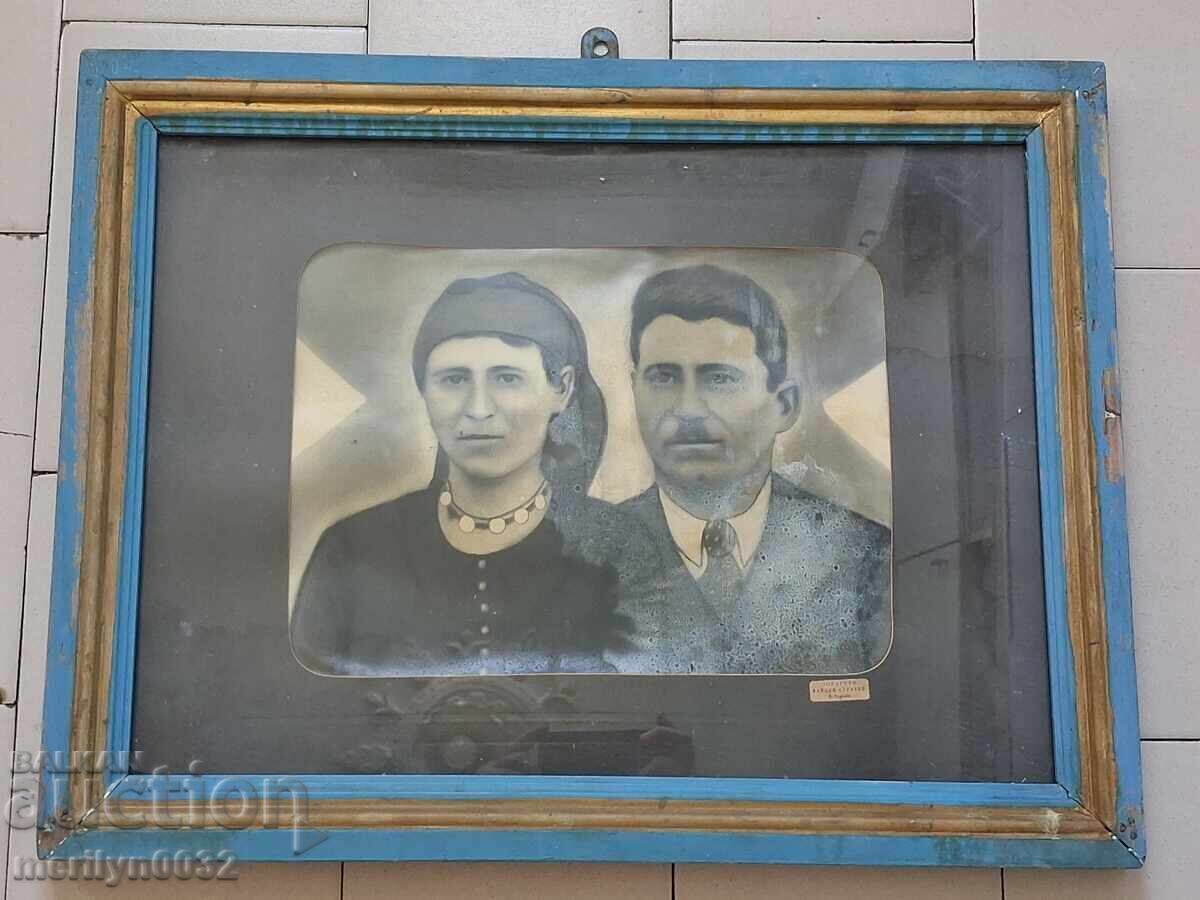 Πορτρέτο από σοφίτα, οικογενειακή φωτογραφία, φωτογραφία, κορνίζα