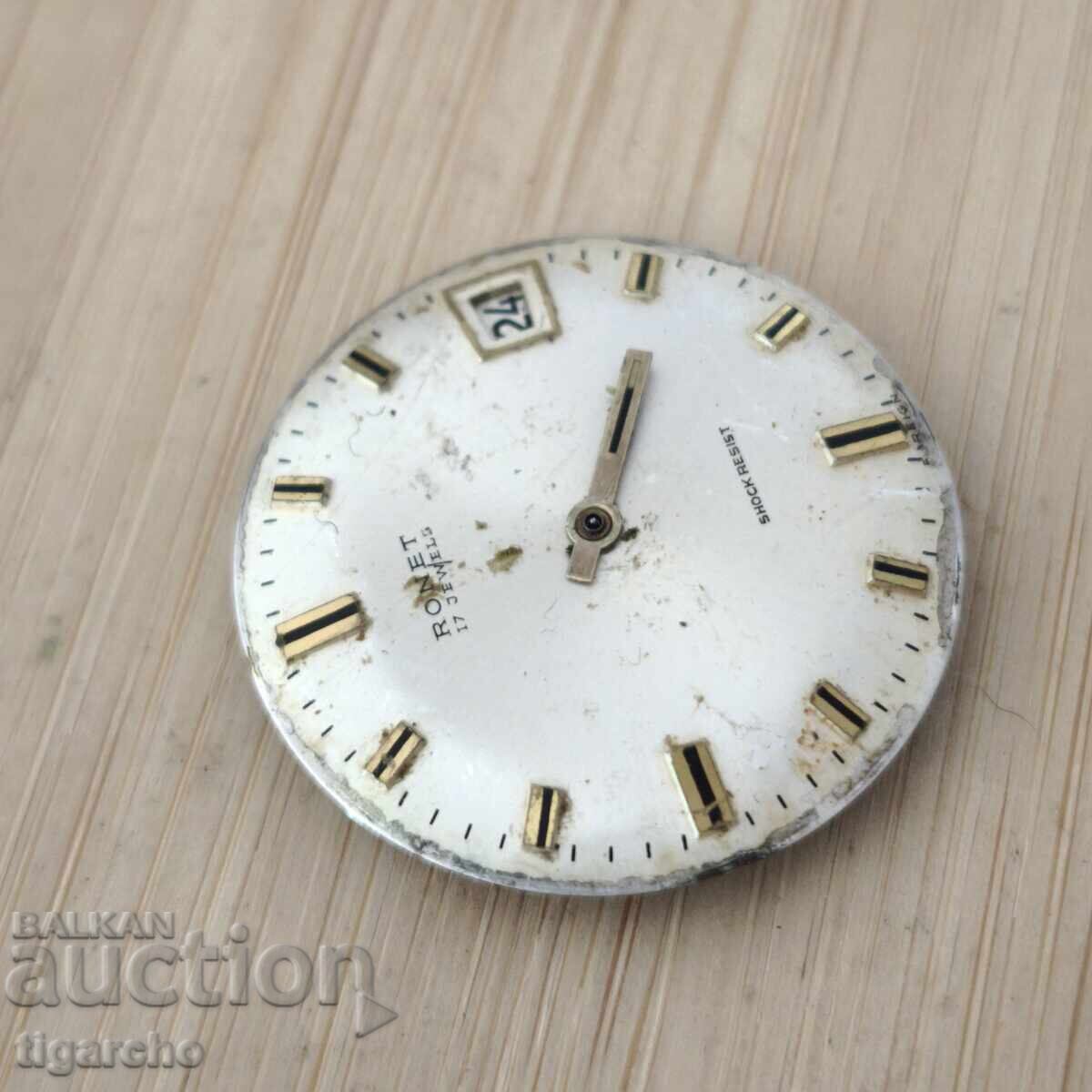 Механизъм за мъжки часовник RONET с цена 25.00 лв. | € 12.78