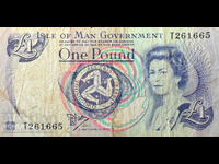 Μεγάλη Βρετανία Νήσος Μαν 1 Λίρα 1983 Pick 40 Ref 1665