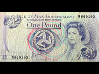 Μεγάλη Βρετανία Νήσος Μαν 1 Λίρα 1983 Pick 40B Ref 9193