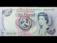 Great Britain Isle of Man 1 Pound 2009 Pick 40c Ref 1455