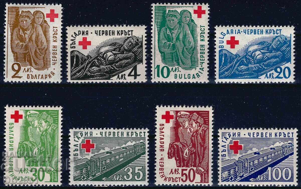 България 1947 - червен кръст 2 MNH