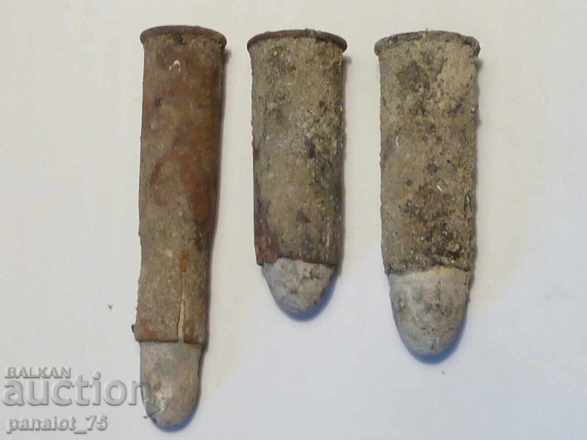 Licitație 3 cartușe din Războiul Ruso-Turc - Schneider, Martini, necurățate