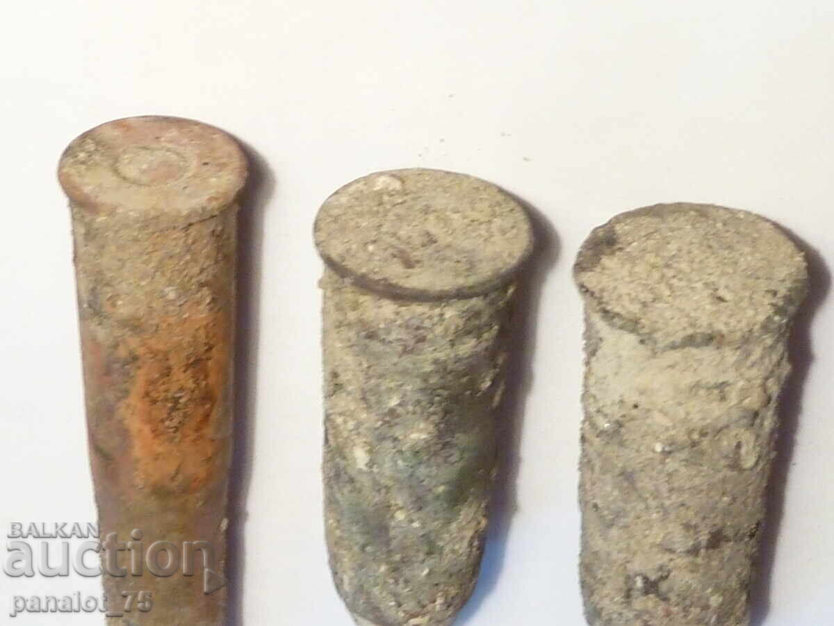 Παράδοση 3 φυσίγγια από Ρωσο-Τουρκικό πόλεμο - Σνάιντερ, Μαρτίνι, μη καθαρισμένα