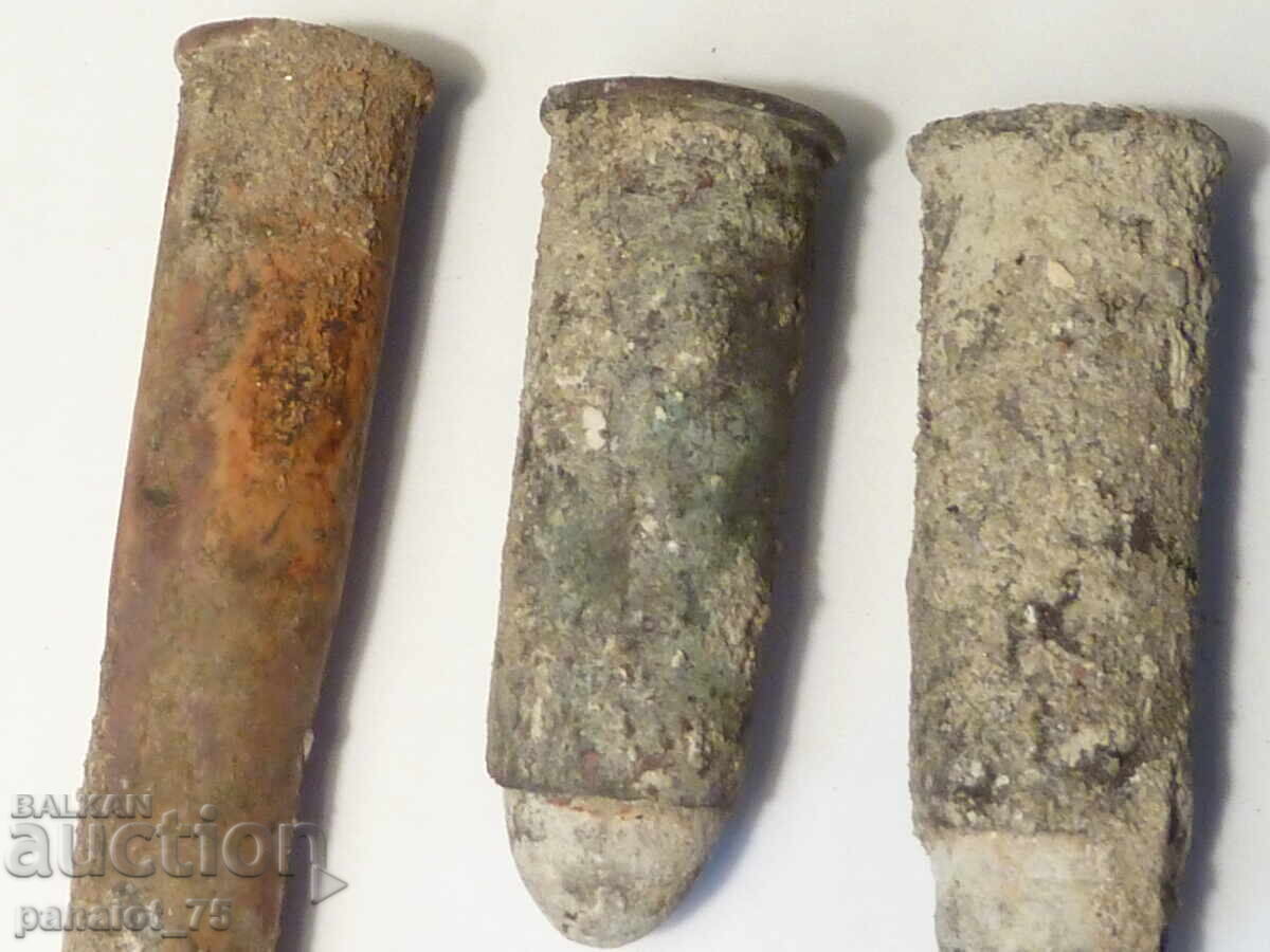 3 φυσίγγια από Ρωσο-Τουρκικό πόλεμο - Σνάιντερ, Μαρτίνι, μη καθαρισμένα - 5