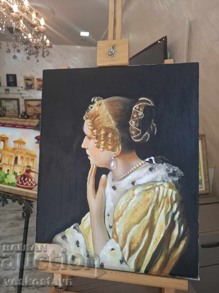 In the style of Vermeer - Vesco Stoyanov with price 600.00 BGN | € 306.78