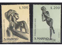 1974. Άγιος Μαρίνος. Ευρώπη. Γλυπτά