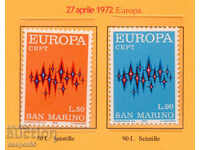 1972. Άγιος Μαρίνος. Ευρώπη