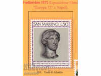 1975. Άγιος Μαρίνος. Φιλοτελής έκθεση "Europa 75", Νάπολη
