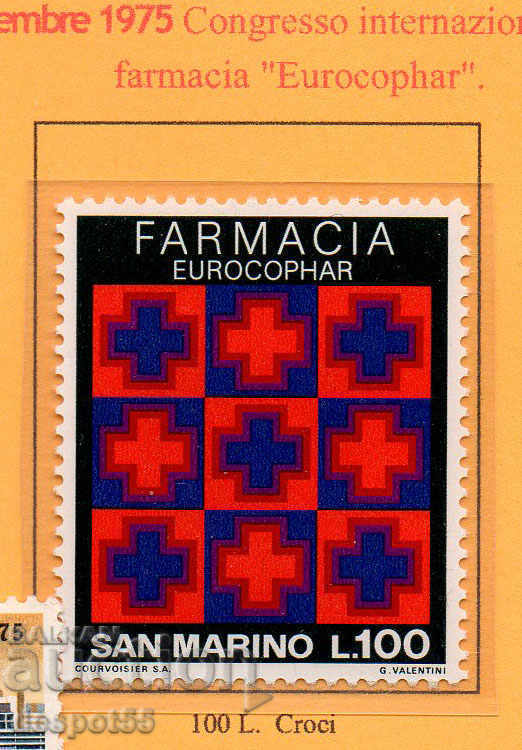 1975. Άγιος Μαρίνος. Διεθνές συνέδριο φαρμακοποιών 1975. Άγιος Μαρίνος. Διεθνές συνέδριο φαρμακοποιών