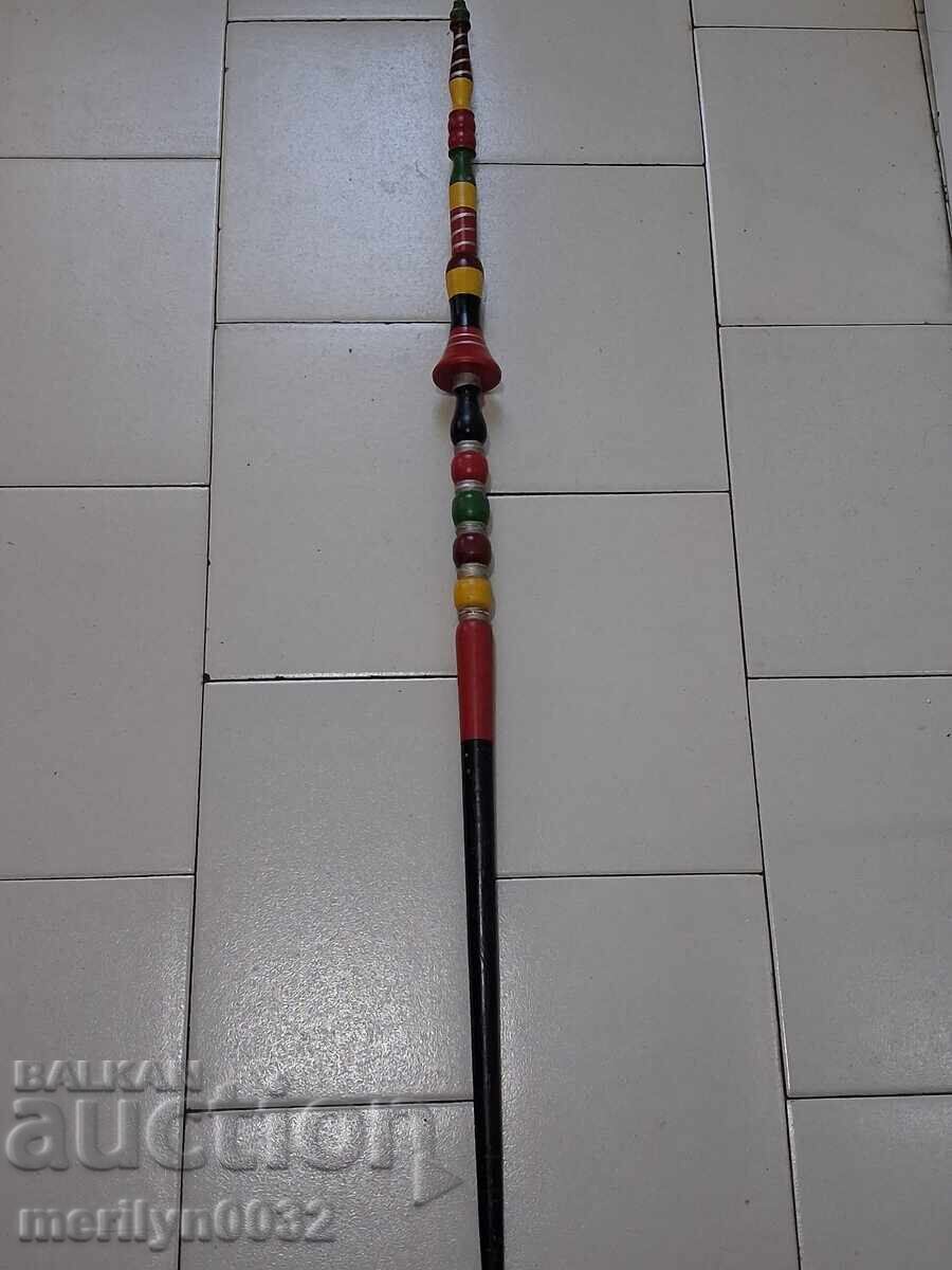 Παλιά ξύλινη ρόκα, ξύλινη, καδέλα - 6