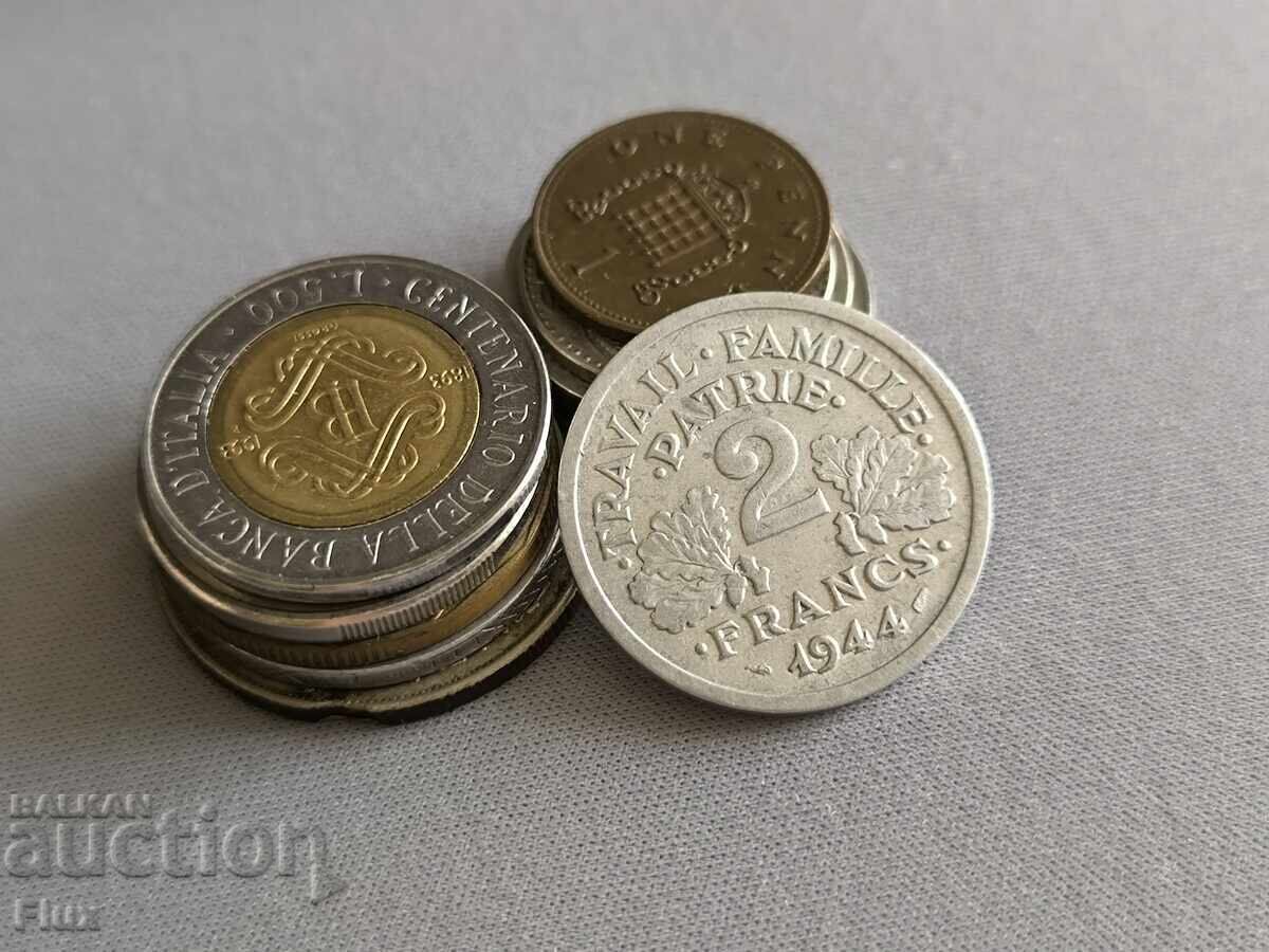 Νόμισμα - Γαλλία - 2 φράγκα (γερμανική κατοχή) | 1944