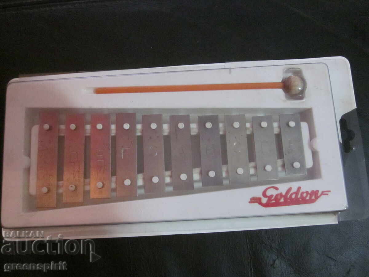 Children's toy musical instrument xylophone cymbal