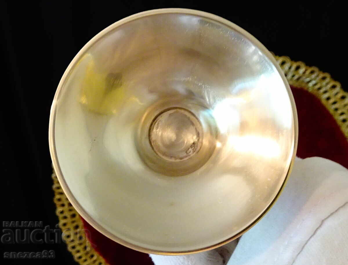 Pahar de bronz, cupă de vin 19 cm, 250 ml - 5 Pahar de bronz, cupă de vin 19 cm, 250 ml - 5