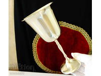 Pahar de bronz, cupă de vin 19 cm, 250 ml