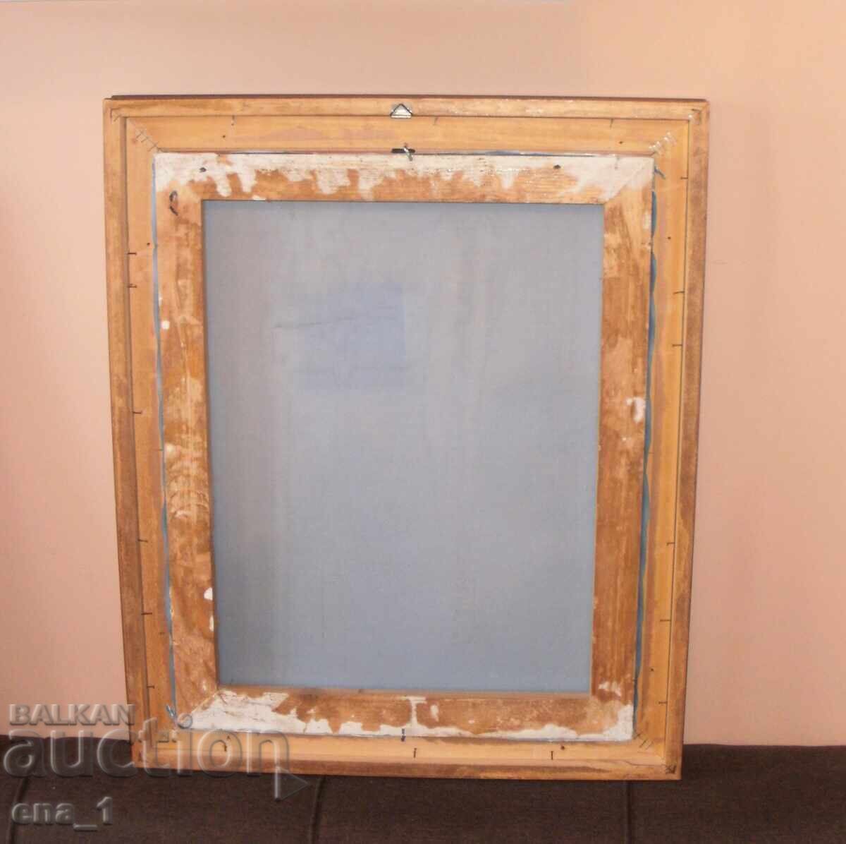 Biserica veche - ulei pe pânză înrămat, semnat - 7 Biserica veche - ulei pe pânză înrămat, semnat - 7